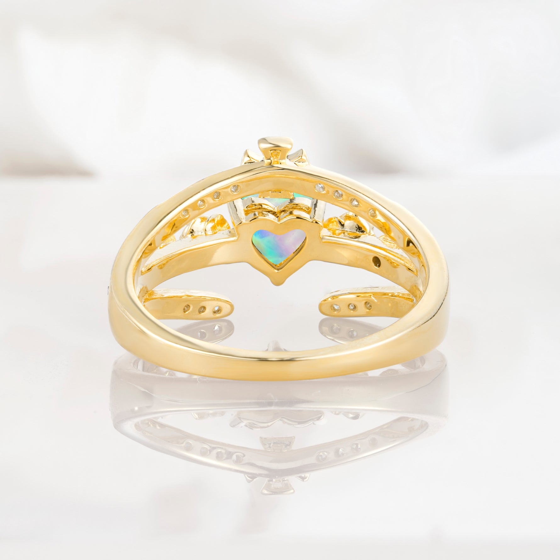 SR18960 Fire Opal Ring - Additional view
