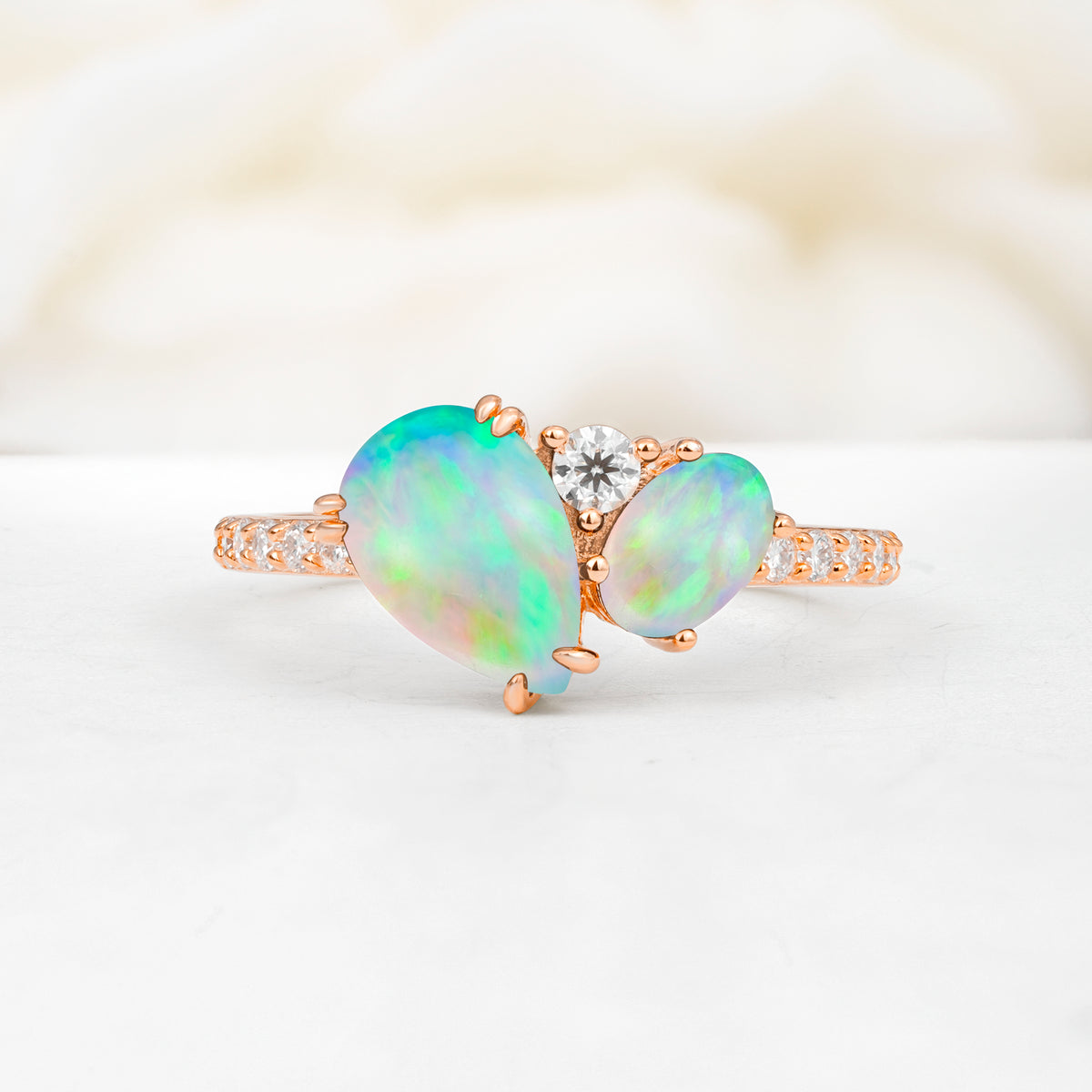 SR19465 Fire Opal Ring - Additional view