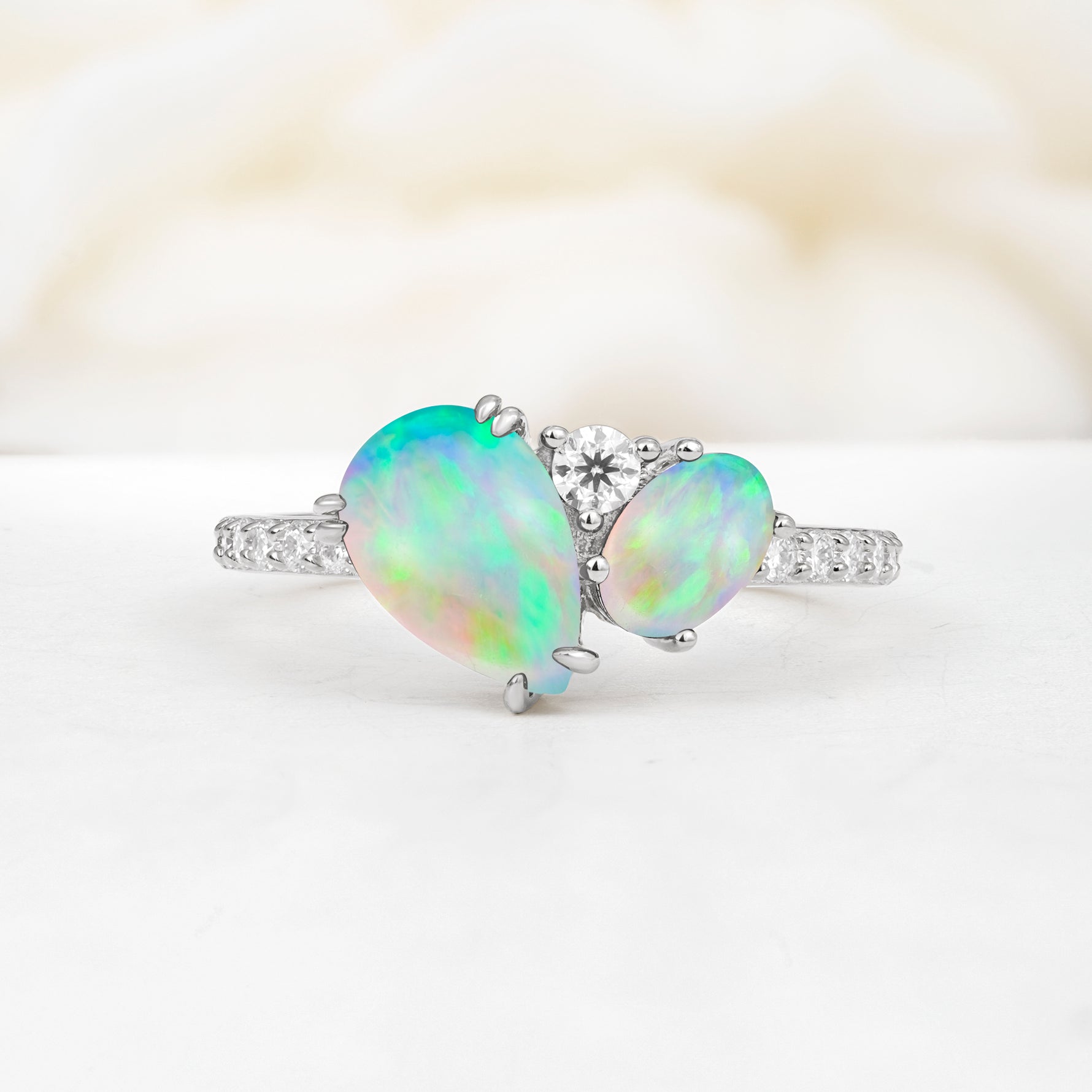 SR19465 Fire Opal Ring - Additional view