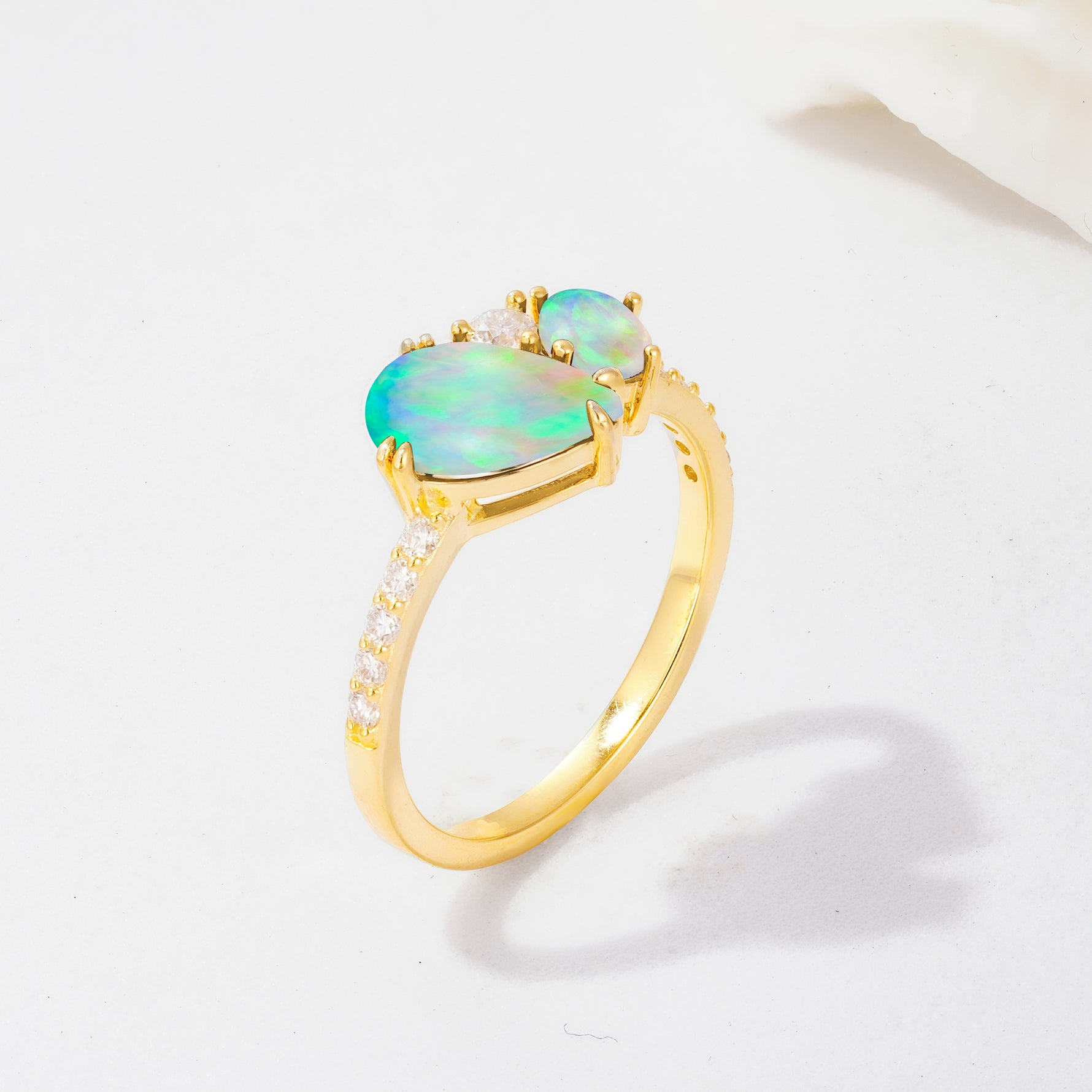 SR19465 Fire Opal Ring - Additional view