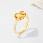 SR19465 Citrine Ring - Additional view