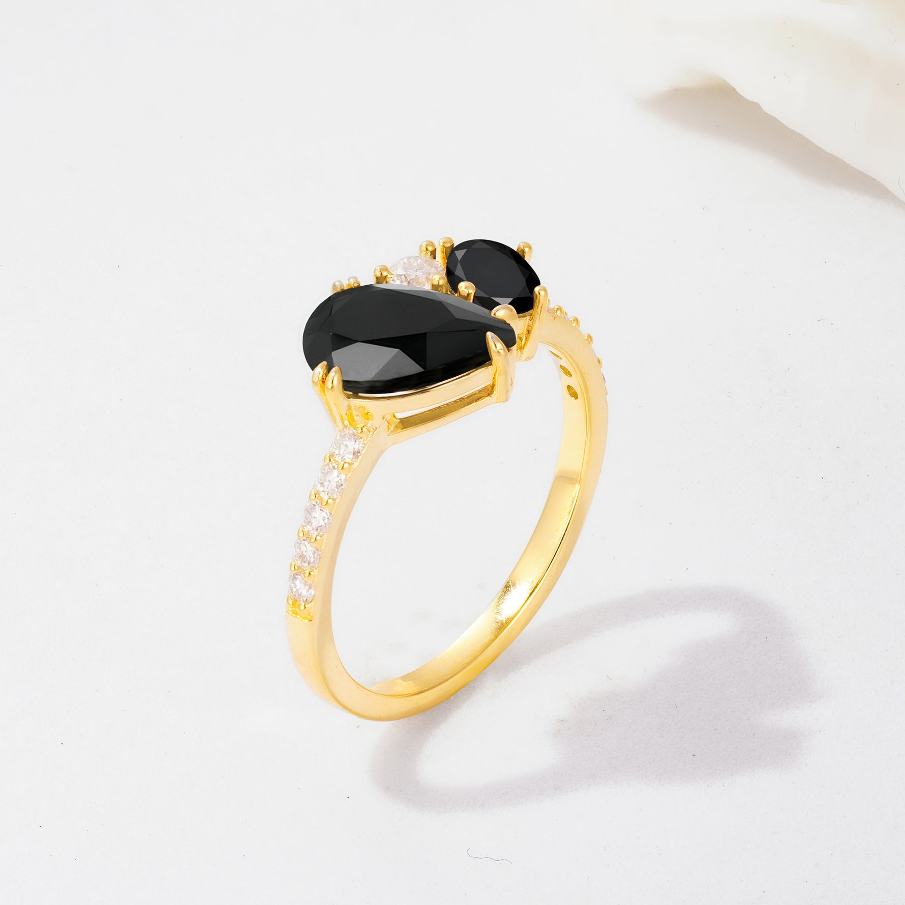 SR19465 Black Onyx Ring - Additional view