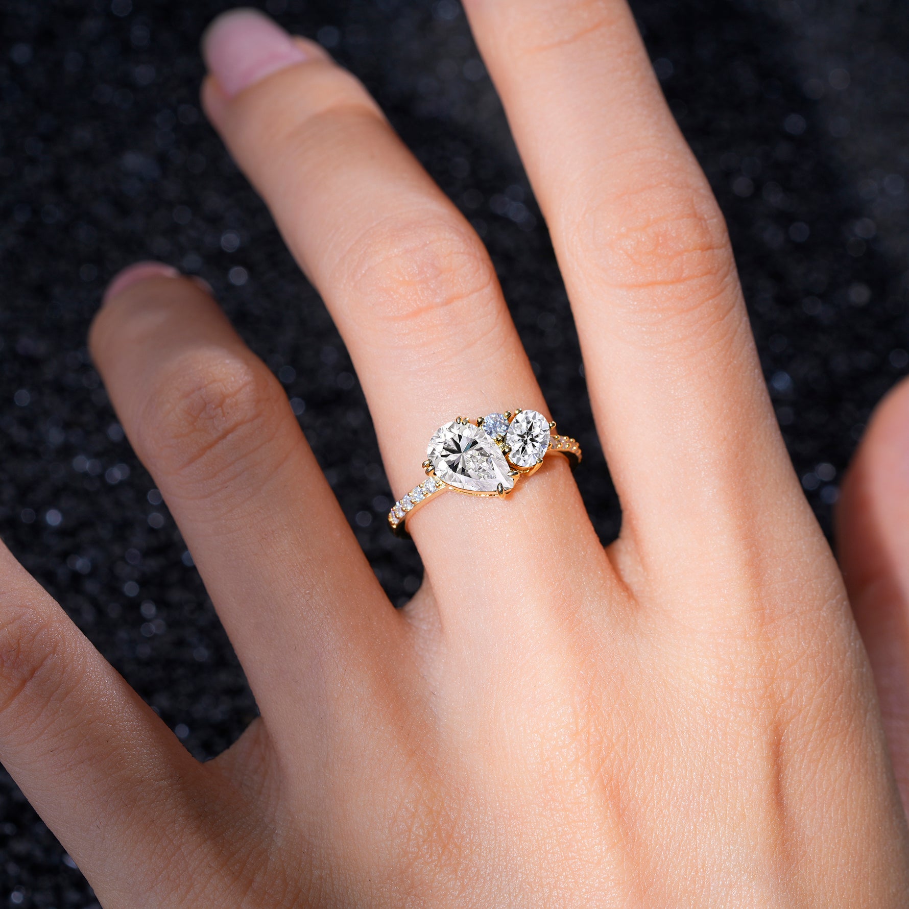 SR19465 Lab Diamond Ring - Rose-Gold