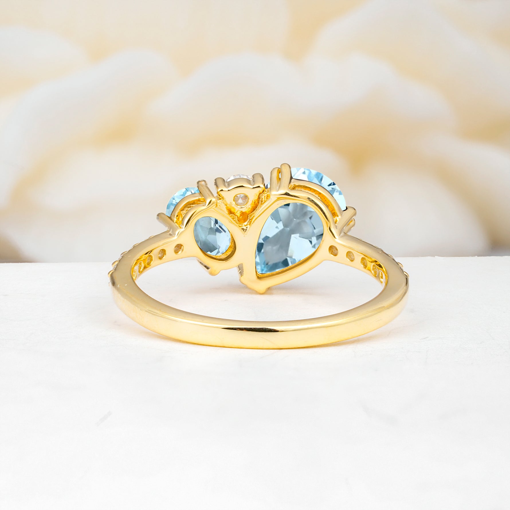 SR19465 Aquamarine Ring - Additional view