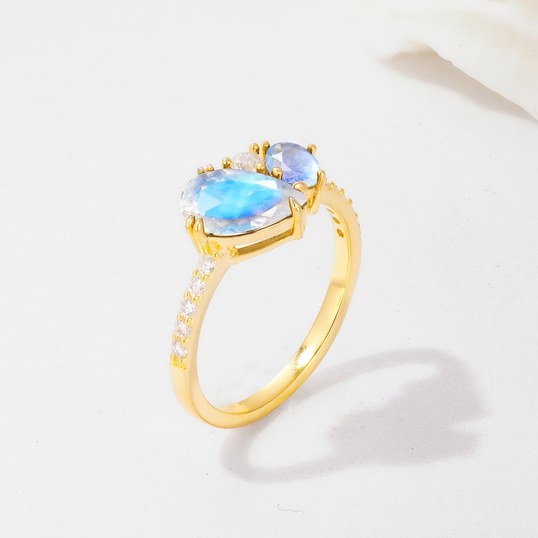 SR19465 Moonstone Ring - Additional view
