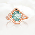 SR19482 Moss Agate Ring - Additional view