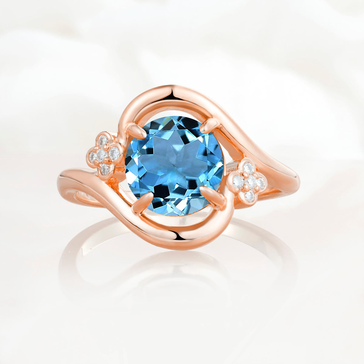 SR19482 Aquamarine Ring - Additional view