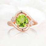SR19482 Peridot Ring - Additional view
