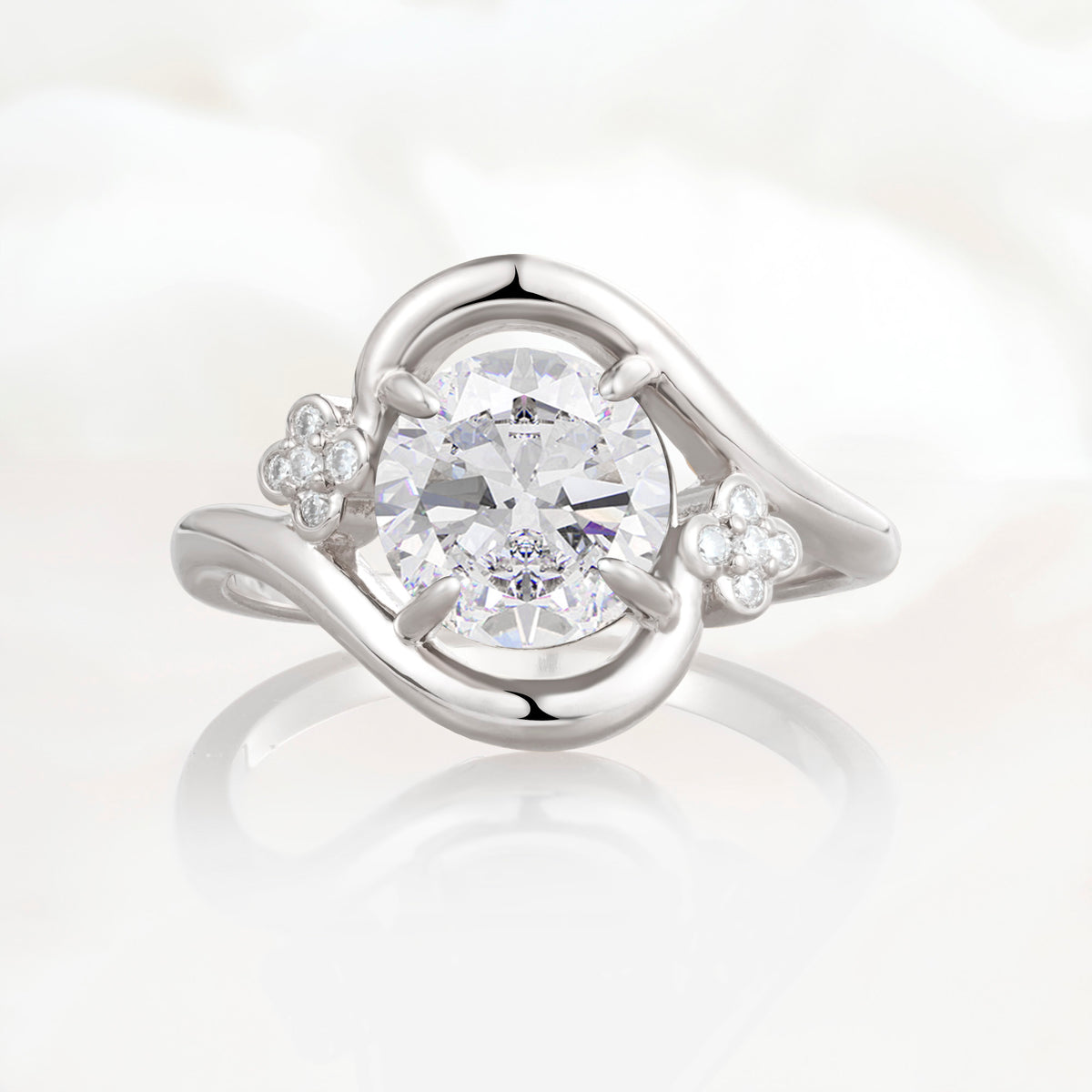 SR19482 Moissanite Ring - Additional view