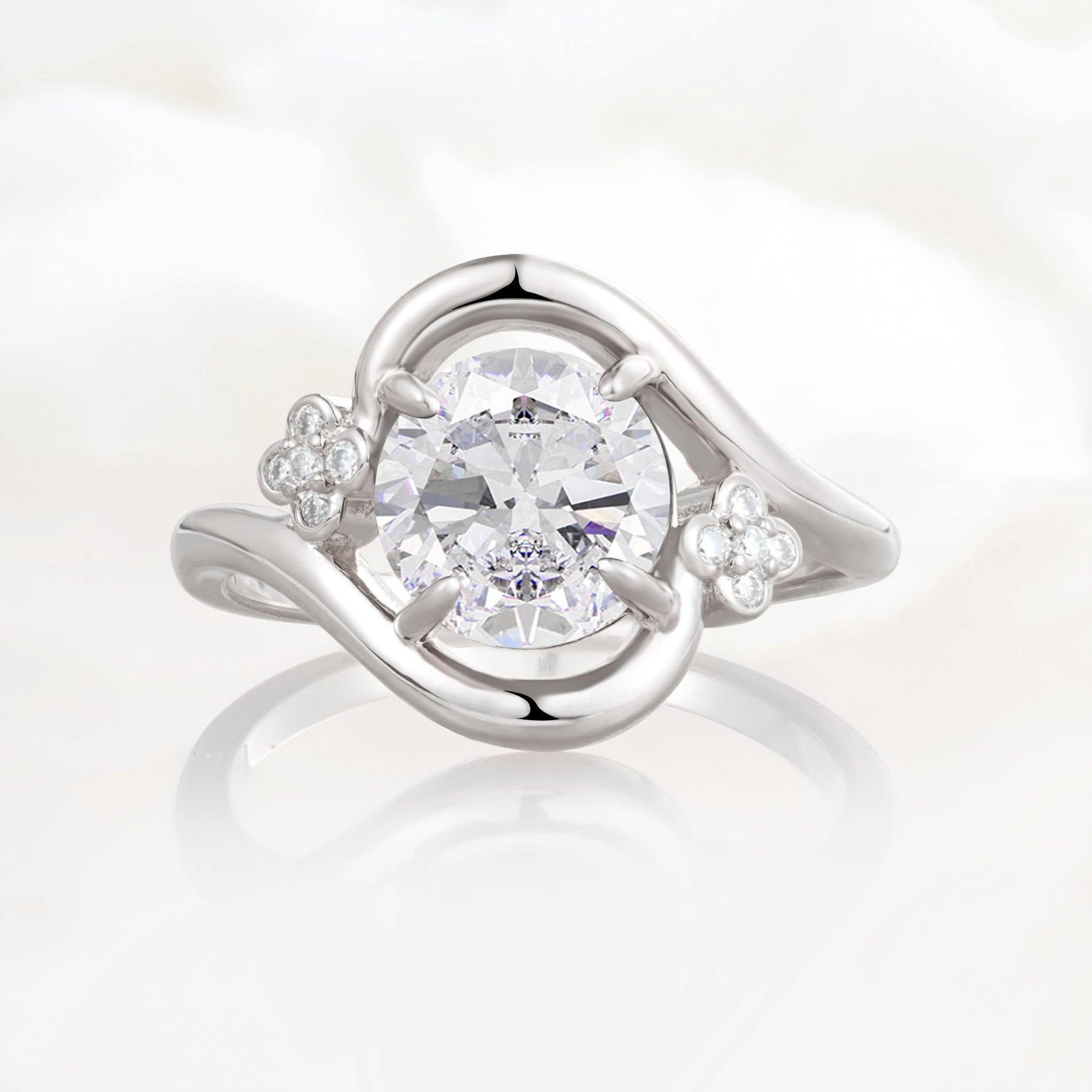 SR19482 Moissanite Ring - Additional view