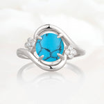 SR19482 Turquoise Ring - Additional view