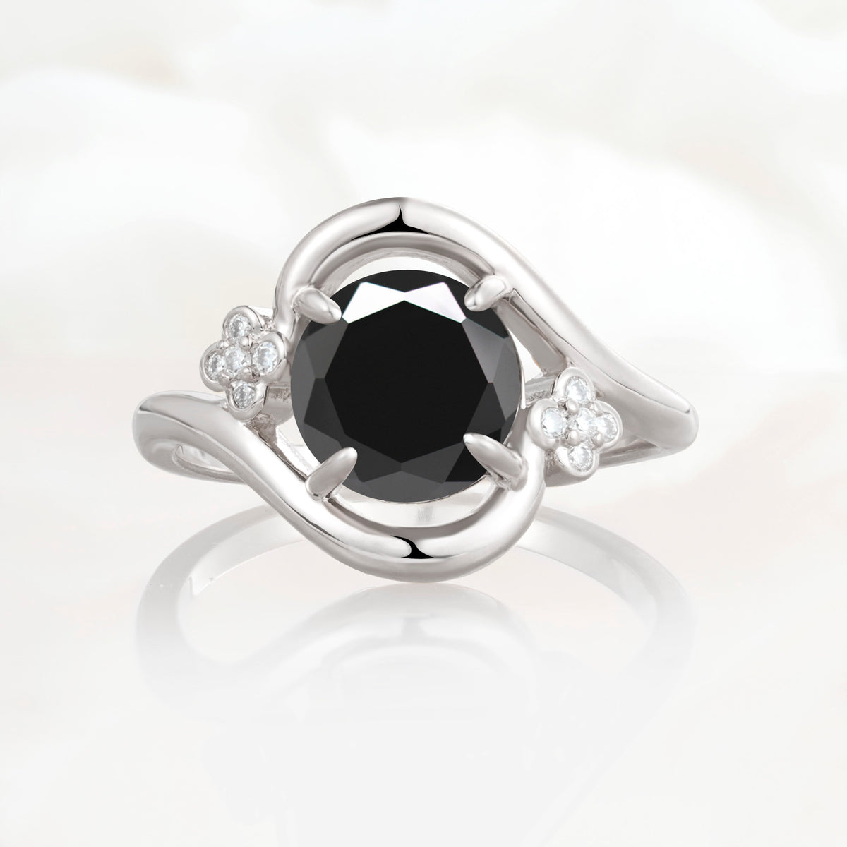 SR19482 Black Onyx Ring - Additional view