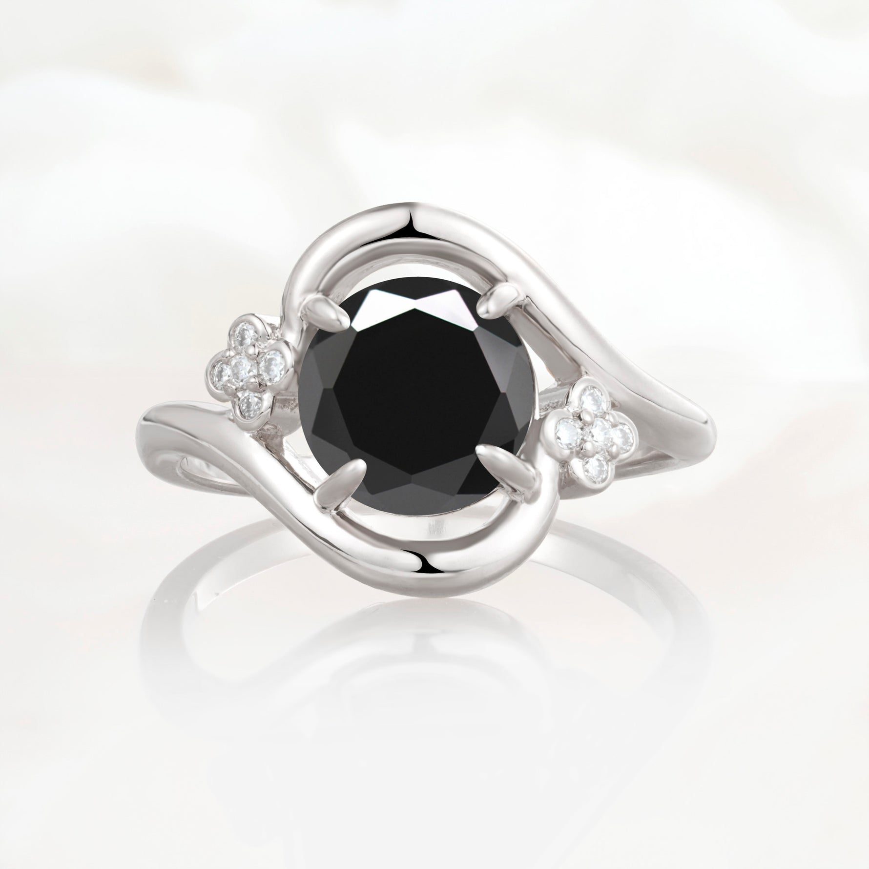 SR19482 Black Onyx Ring - Additional view