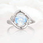SR19482 Moonstone Ring - Additional view
