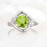 SR19482 Peridot Ring - Additional view