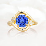 SR19482 Sapphire Ring - Yellow-Gold
