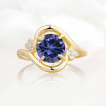 SR19482 Tanzanite Ring - Yellow-Gold
