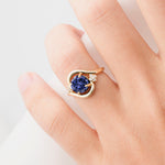 SR19482 Tanzanite Ring - Rose-Gold