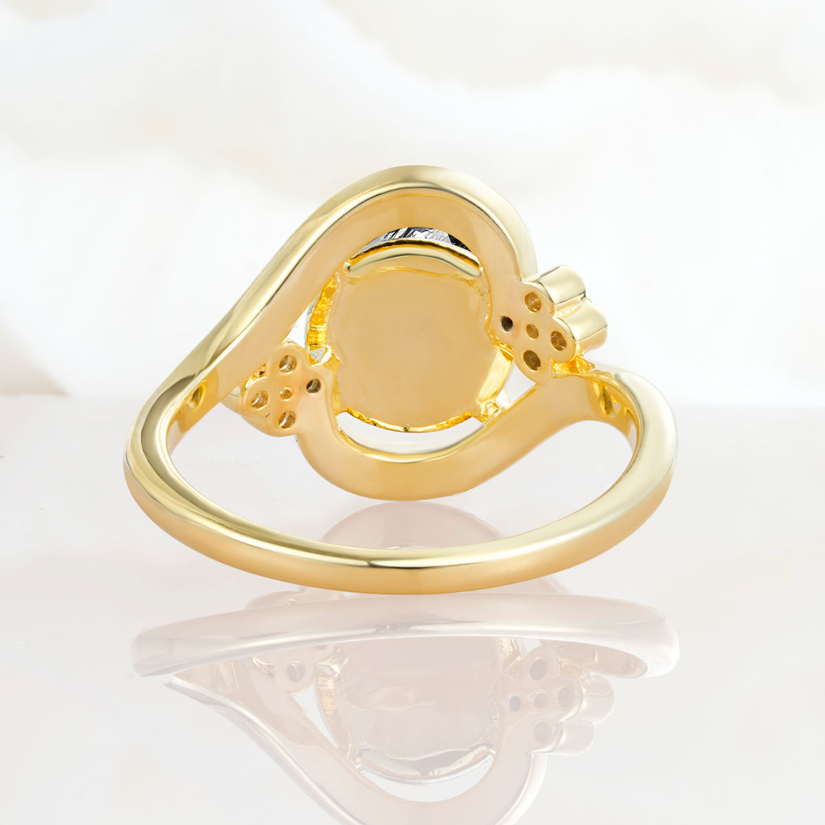 SR19482 Black Rutilated Quartz Ring - Additional view