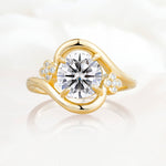 SR19482 Lab Diamond Ring - Yellow-Gold