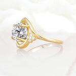 SR19482 Lab Diamond Ring - White-Gold