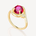 SR19482 Ruby Ring - Additional view