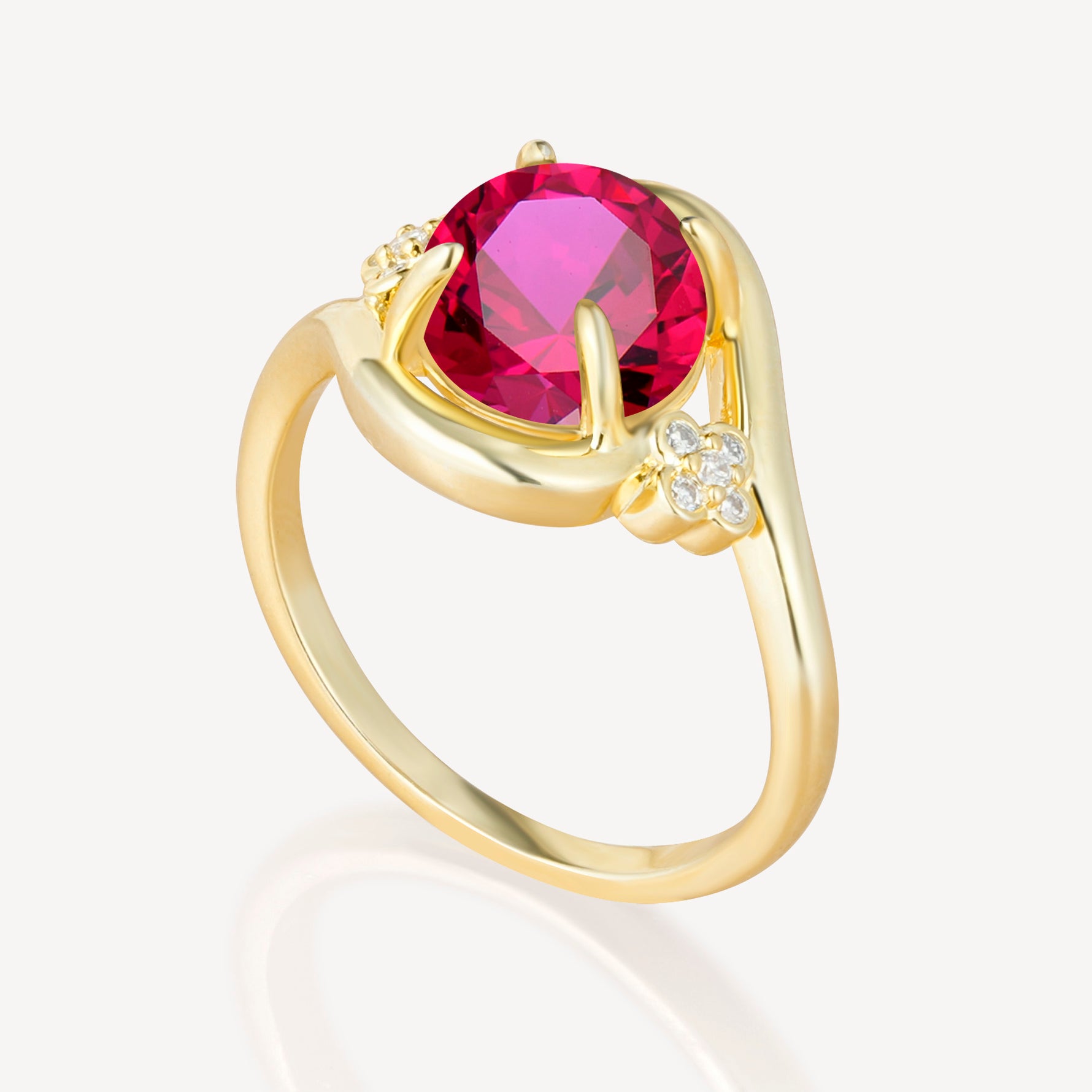 SR19482 Ruby Ring - Additional view