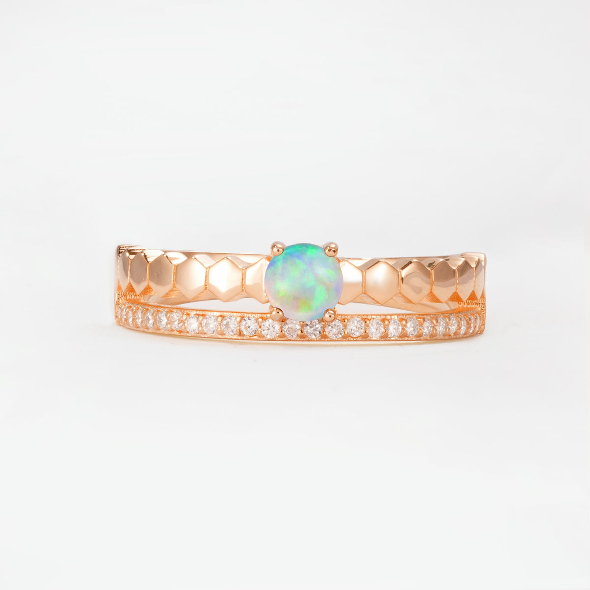 SR20086 Fire Opal Ring - Additional view