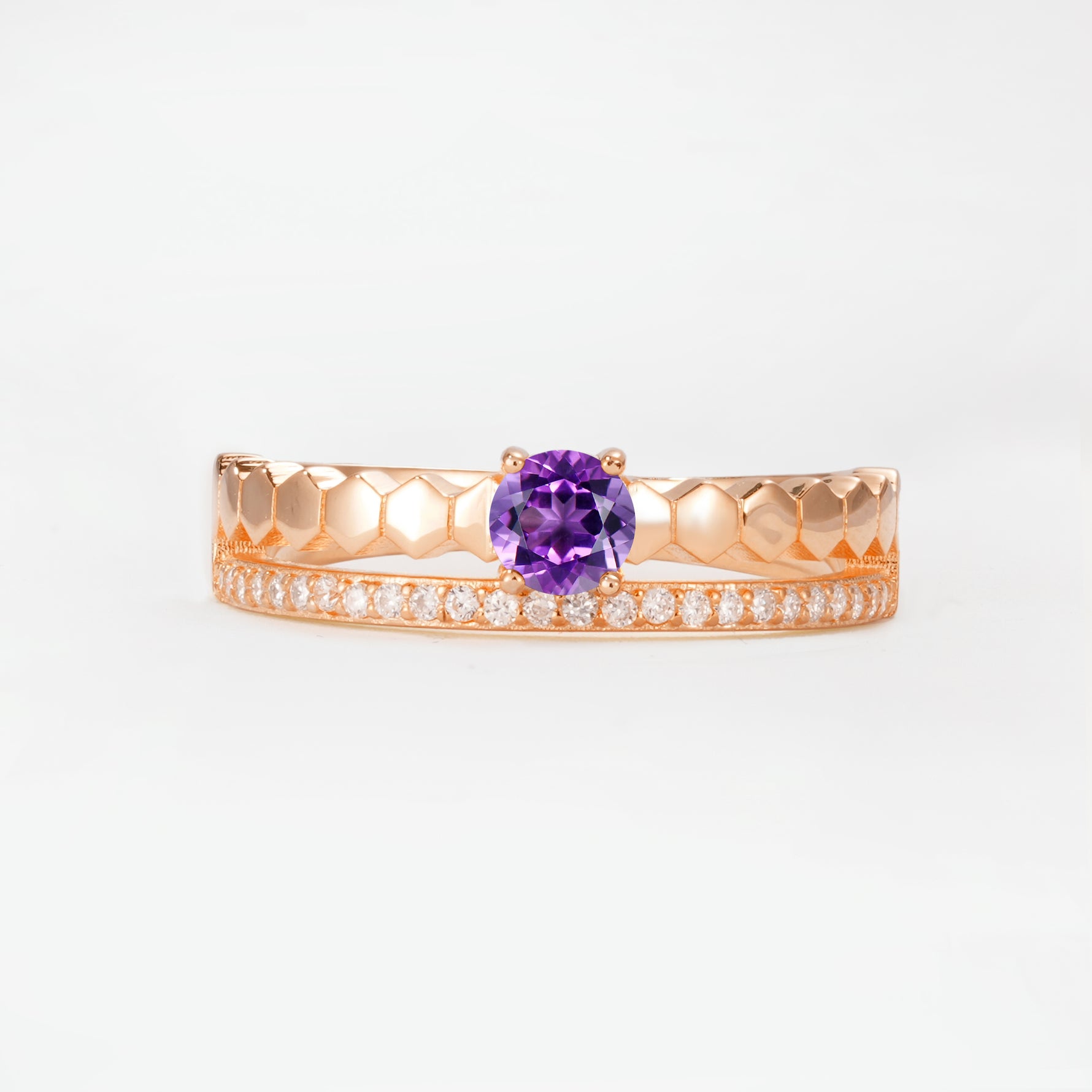 SR20086 Amethyst Ring - Additional view