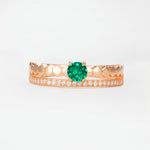 SR20086 Emerald Ring - Additional view