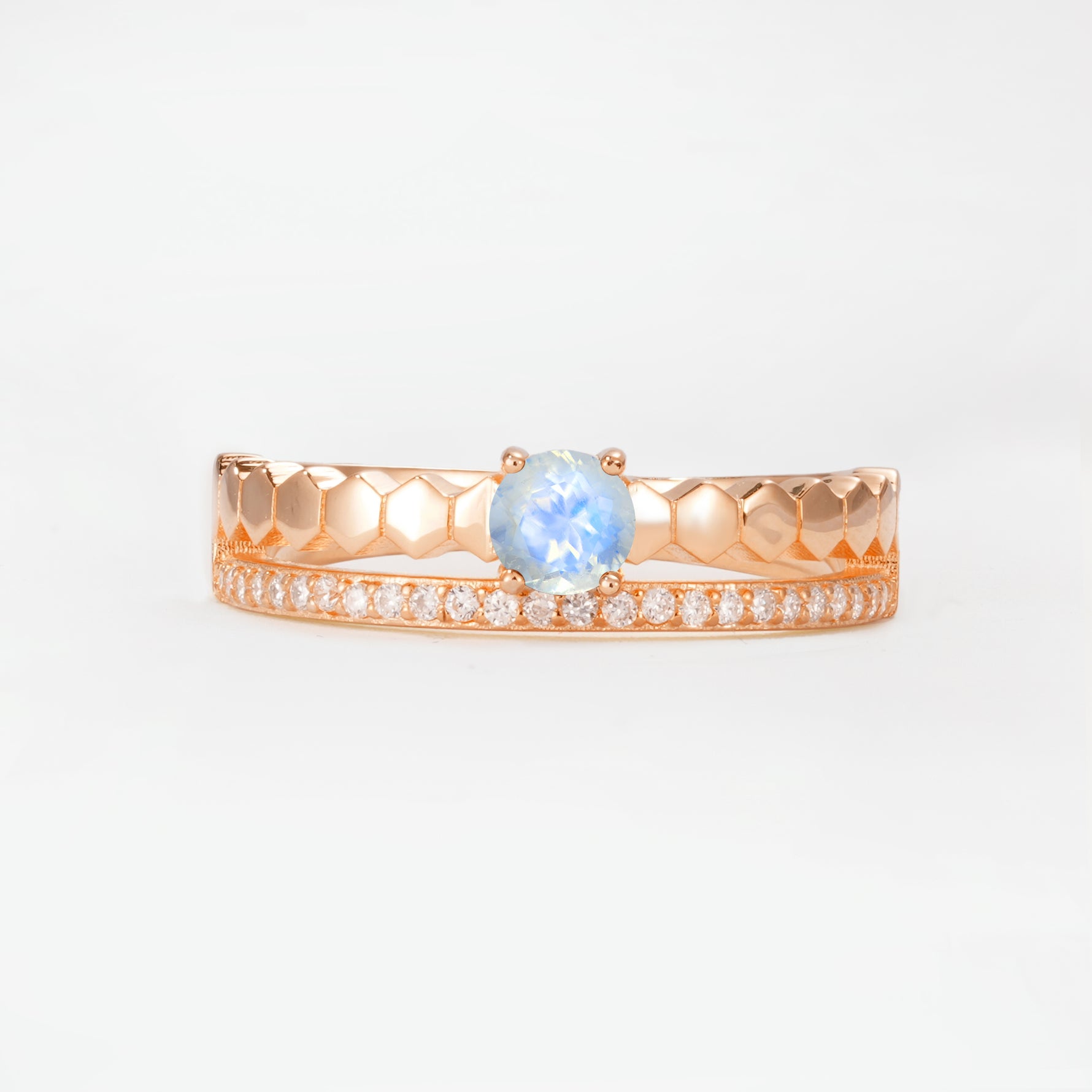 SR20086 Moonstone Ring - Additional view
