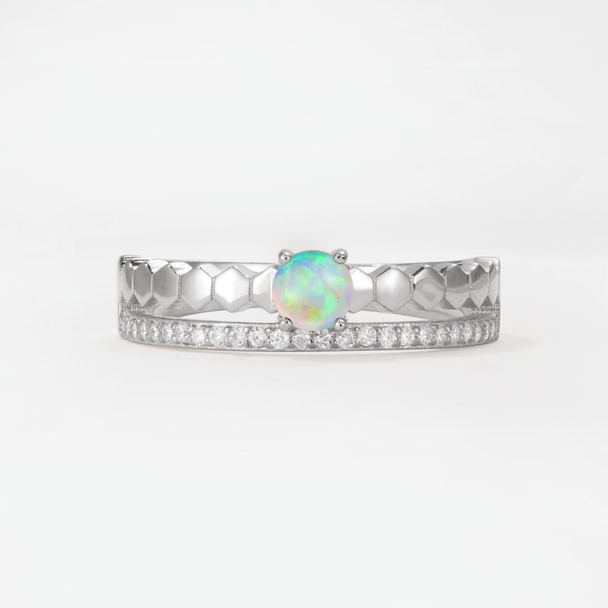 SR20086 Fire Opal Ring - Additional view