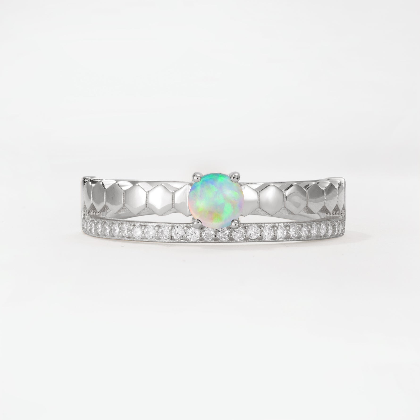 SR20086 Fire Opal Ring - Additional view