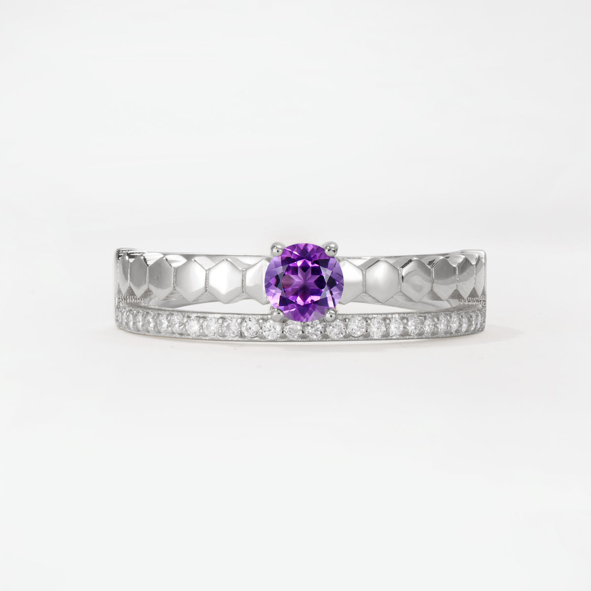 SR20086 Amethyst Ring - Additional view