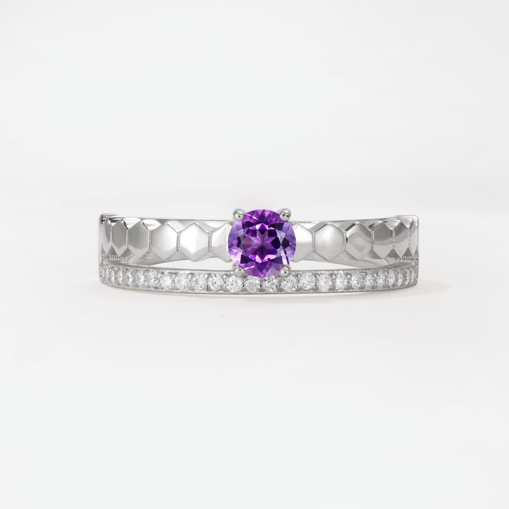 SR20086 Amethyst Ring - Additional view