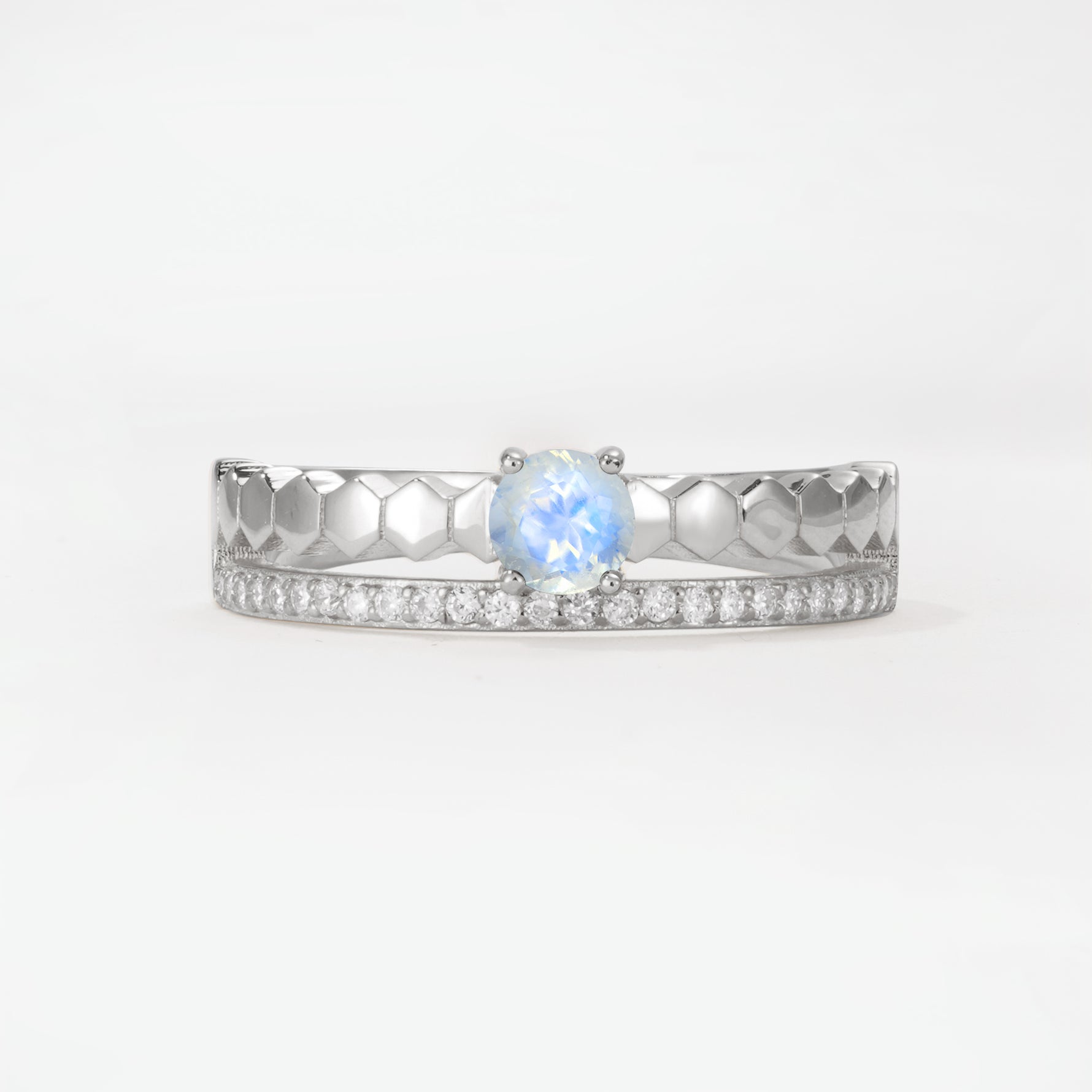 SR20086 Moonstone Ring - Additional view