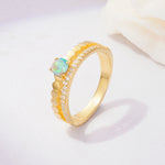SR20086 Fire Opal Ring - Additional view