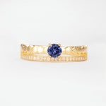 SR20086 Tanzanite Ring - Yellow-Gold
