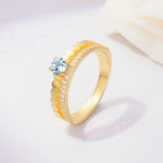 SR20086 Aquamarine Ring - Additional view
