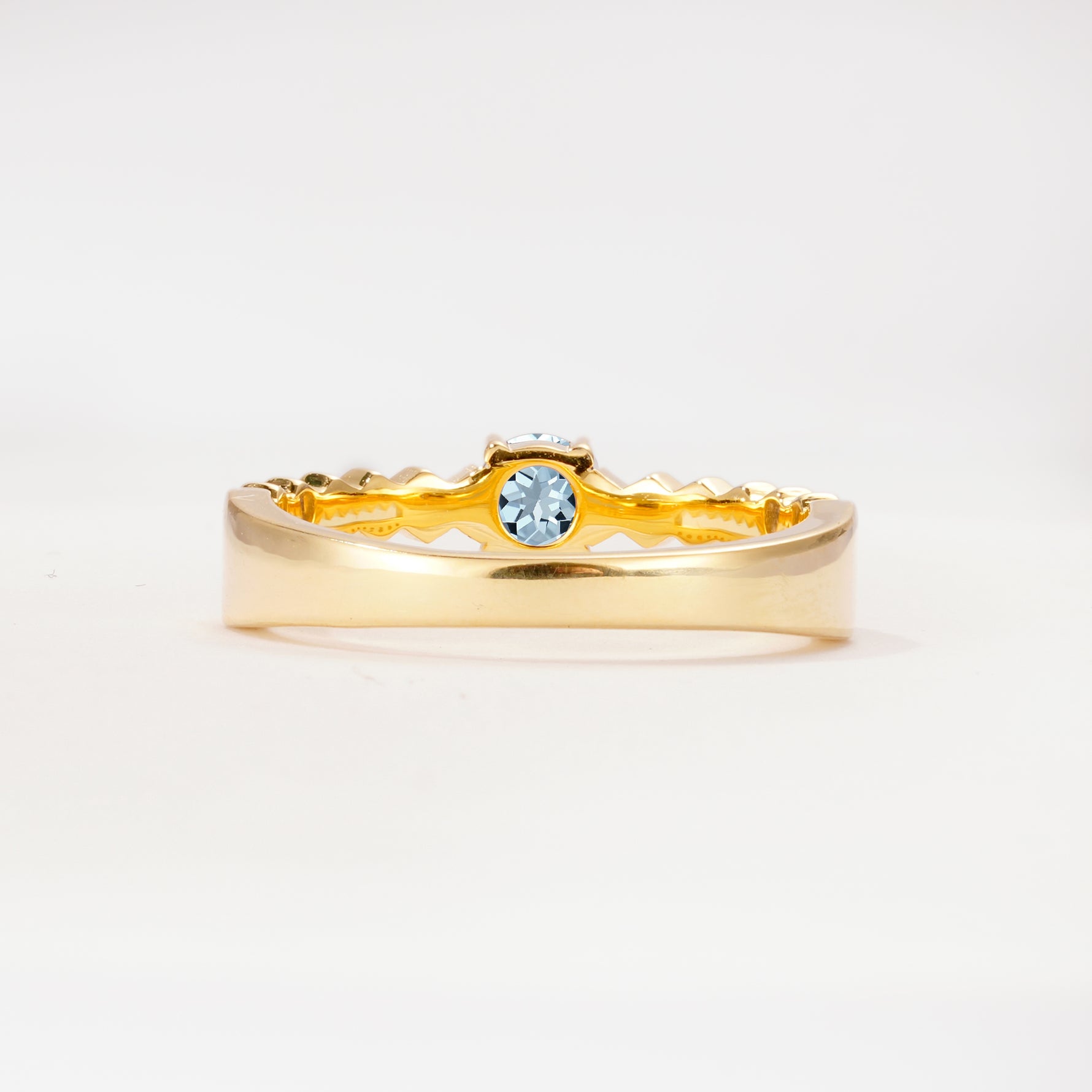 SR20086 Aquamarine Ring - Additional view