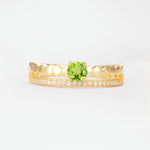SR20086 Peridot Ring - Yellow-Gold