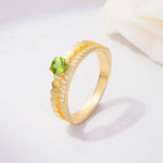 SR20086 Peridot Ring - Additional view